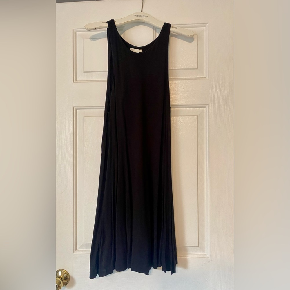 H&M Size Small Black Tank Shift Dress with Pockets